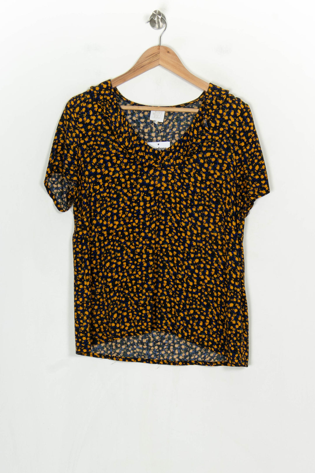Blouse Noire et Jaune - Taille S/36 de la marque Karl Marc John | PARAD120989 - Vendu par Paradigme - Image 2