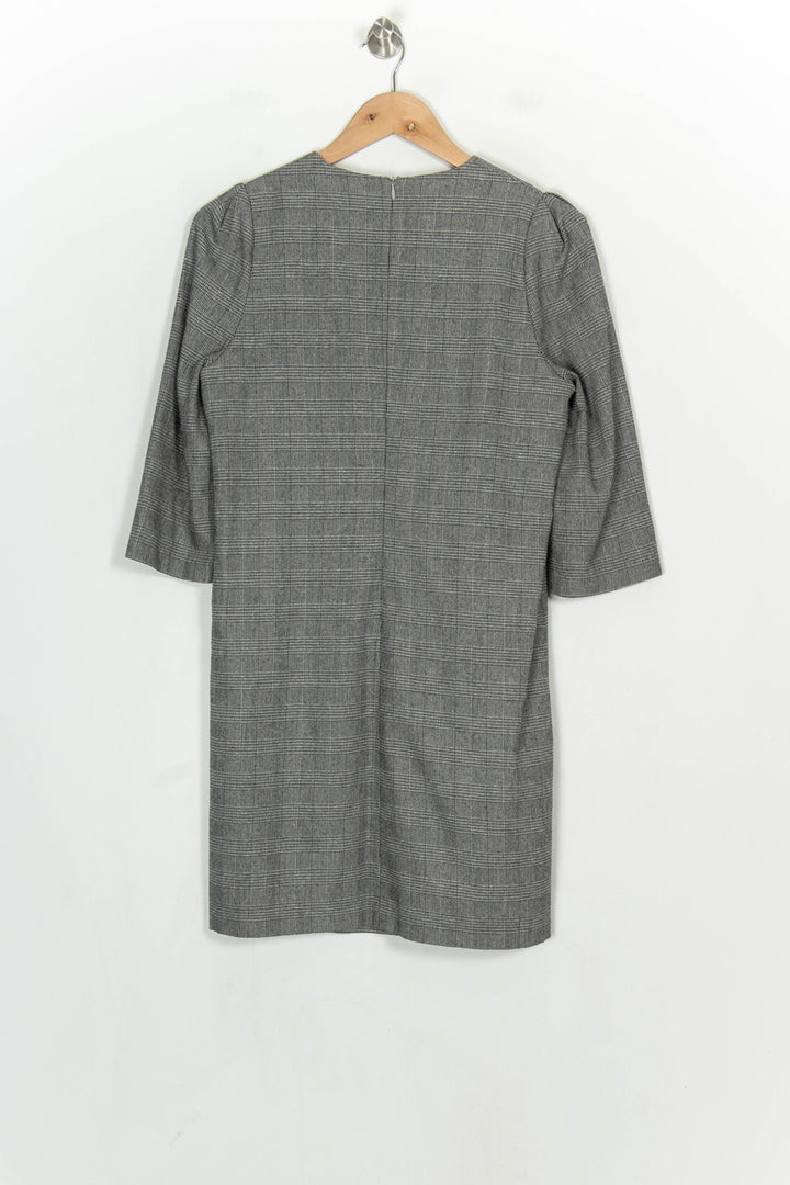 Robe Droite Grise - Taille M/38 de la marque Claudie Pierlot | PARAD120995 - Vendu par Paradigme - Image 5