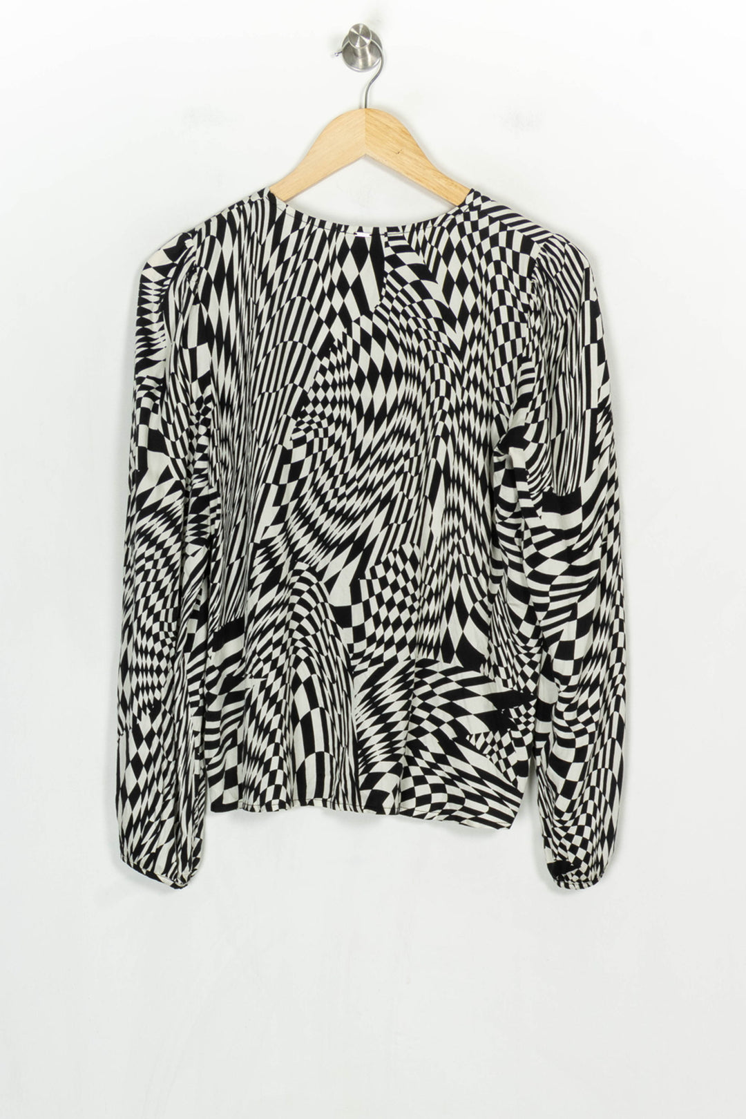 Blouse Noire et Blanche - Taille M/38 de la marque IKKS | PARAD120997 - Vendu par Paradigme - Image 5