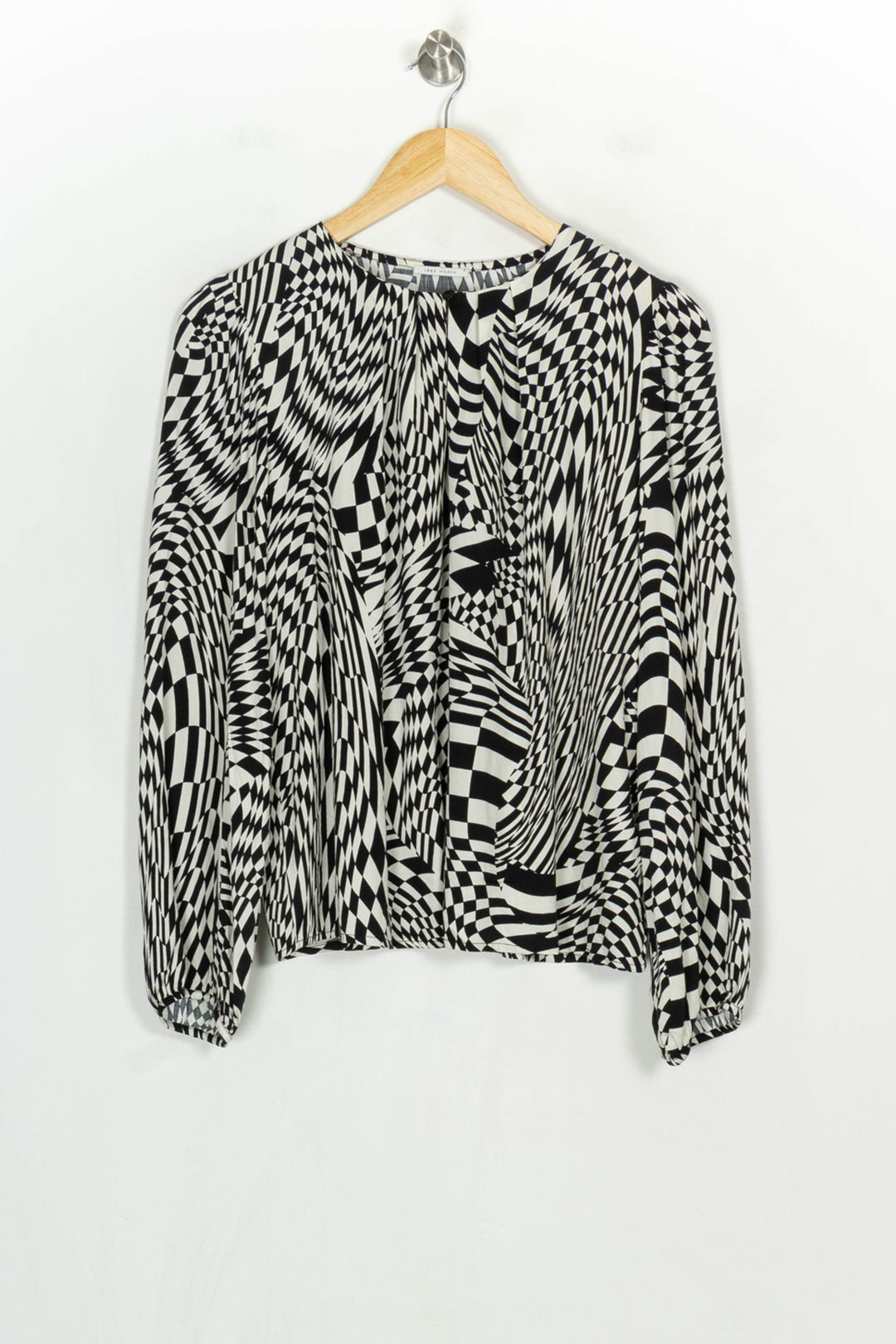 Blouse Noire et Blanche - Taille M/38 de la marque IKKS | PARAD120997 - Vendu par Paradigme - Image 2