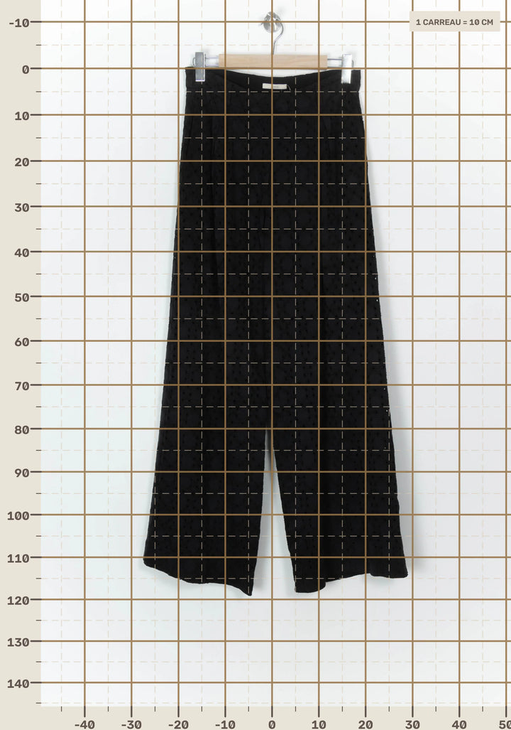 Pantalon Large Noir - Taille XL/42 de la marque Sessùn | PARAD120998 - Vendu par Paradigme - Image 4
