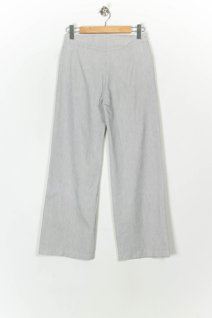 Pantalon Rayé Blanc et Gris - Taille S/36 de la marque Suncoo | PARAD121001 - Vendu par Paradigme - Image 5