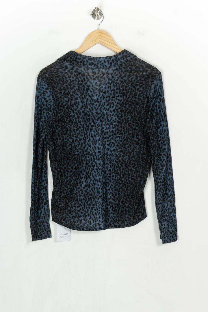 Chemise Bleu et Noir - Taille S/36 de la marque Majestic Filatures | PARAD121006 - Vendu par Paradigme - Image 5