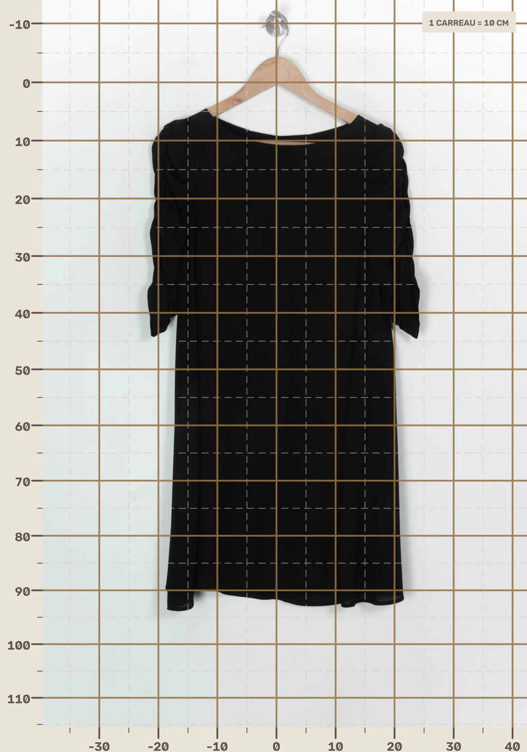 Robe Courte Noire - Taille S/36 de la marque Claudie Pierlot | PARAD121008 - Vendu par Paradigme - Image 4