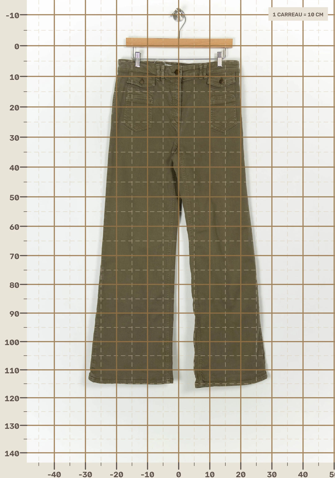 Jean Vert - Taille XL/42 de la marque Gerard Darel | PARAD121010 - Vendu par Paradigme - Image 4