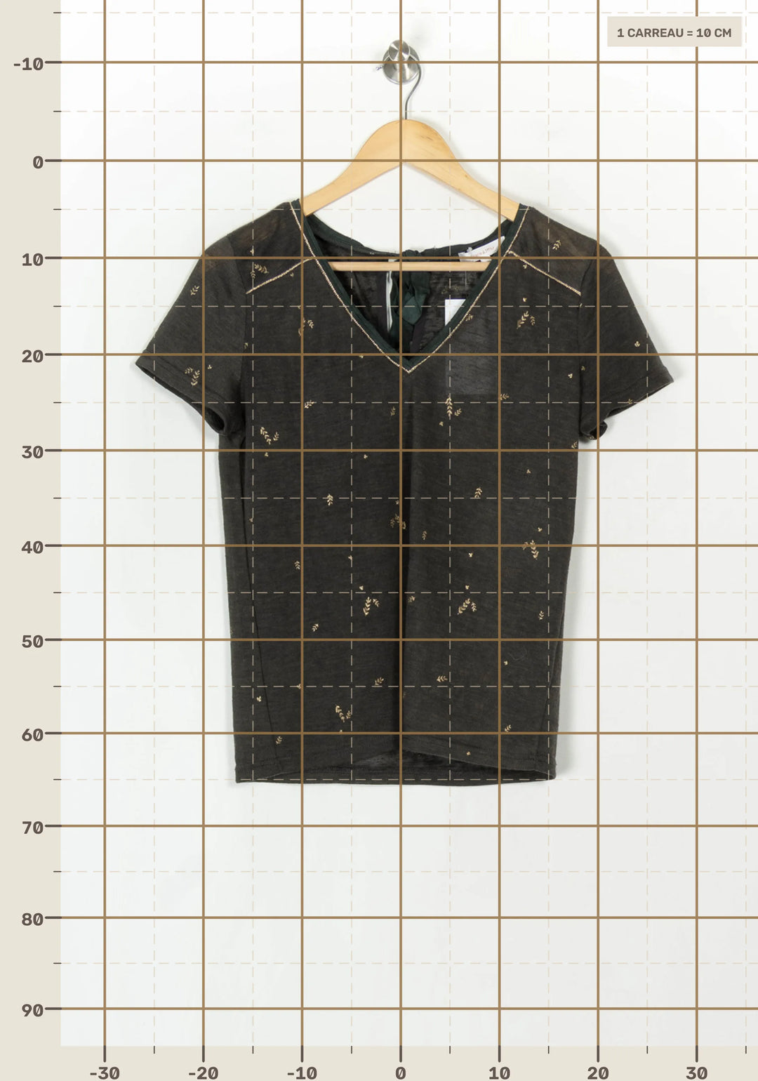 Blouse Verte - Taille S/36 de la marque Grace &amp; Mila | PARAD121013 - Vendu par Paradigme - Image 4
