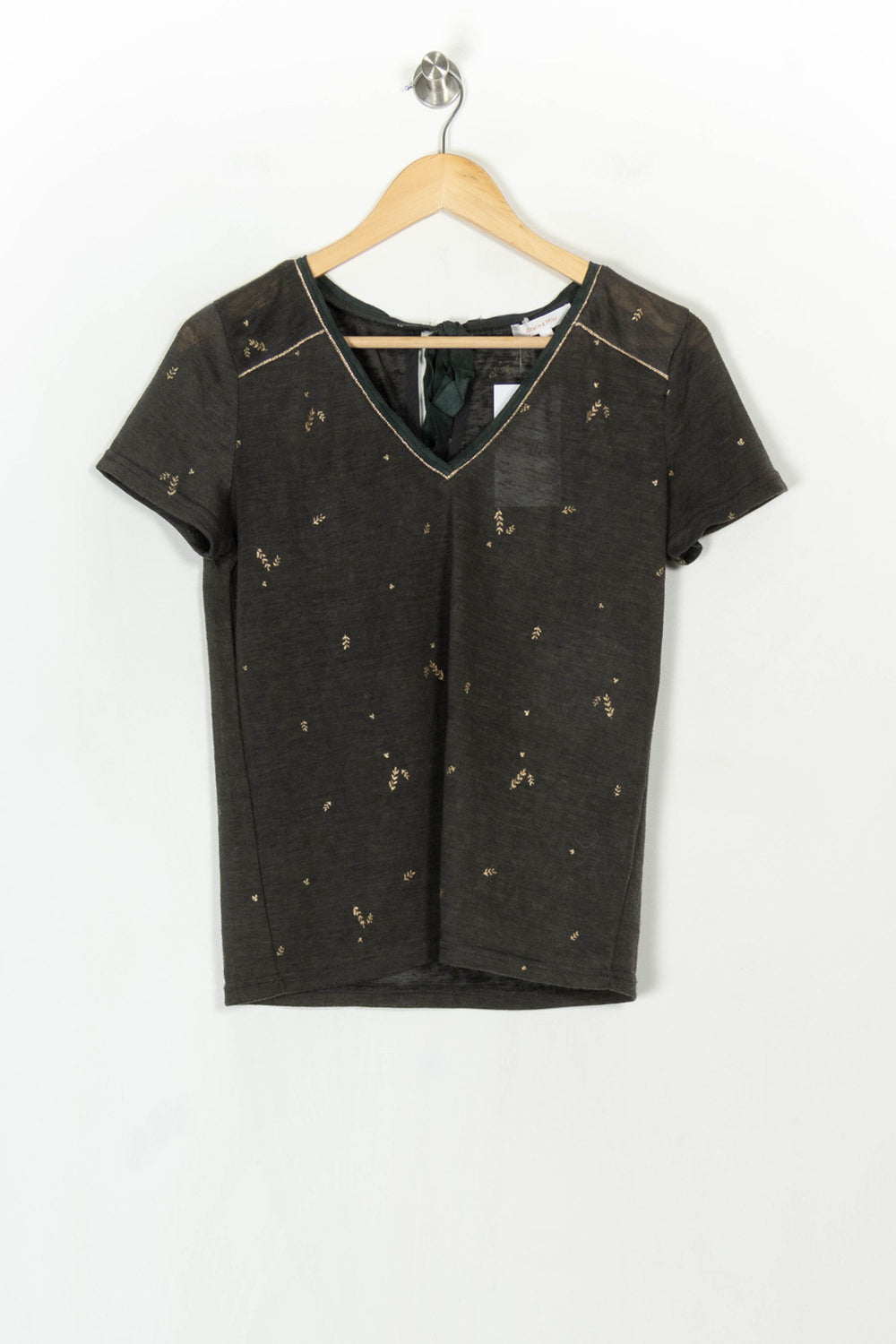 Blouse Verte - Taille S/36 de la marque Grace & Mila | PARAD121013 - Vendu par Paradigme - Image 2