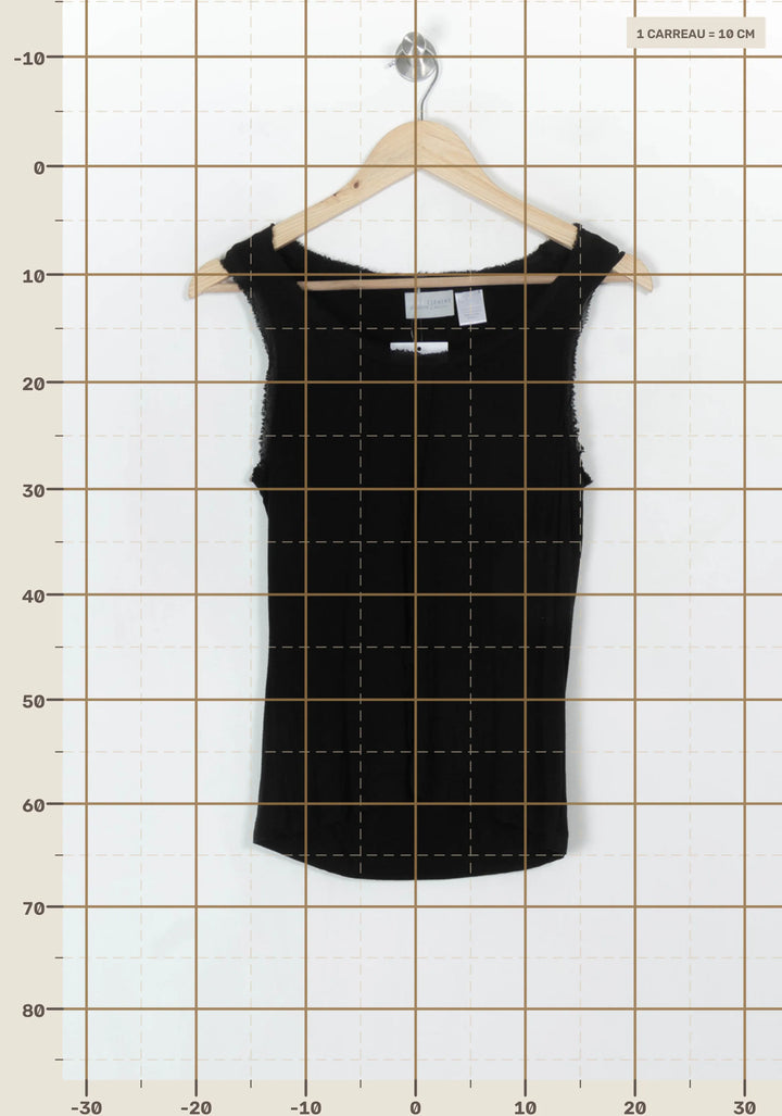 Débardeur Noir - Taille L/40 de la marque La Redoute Collections | PARAD121014 - Vendu par Paradigme - Image 4