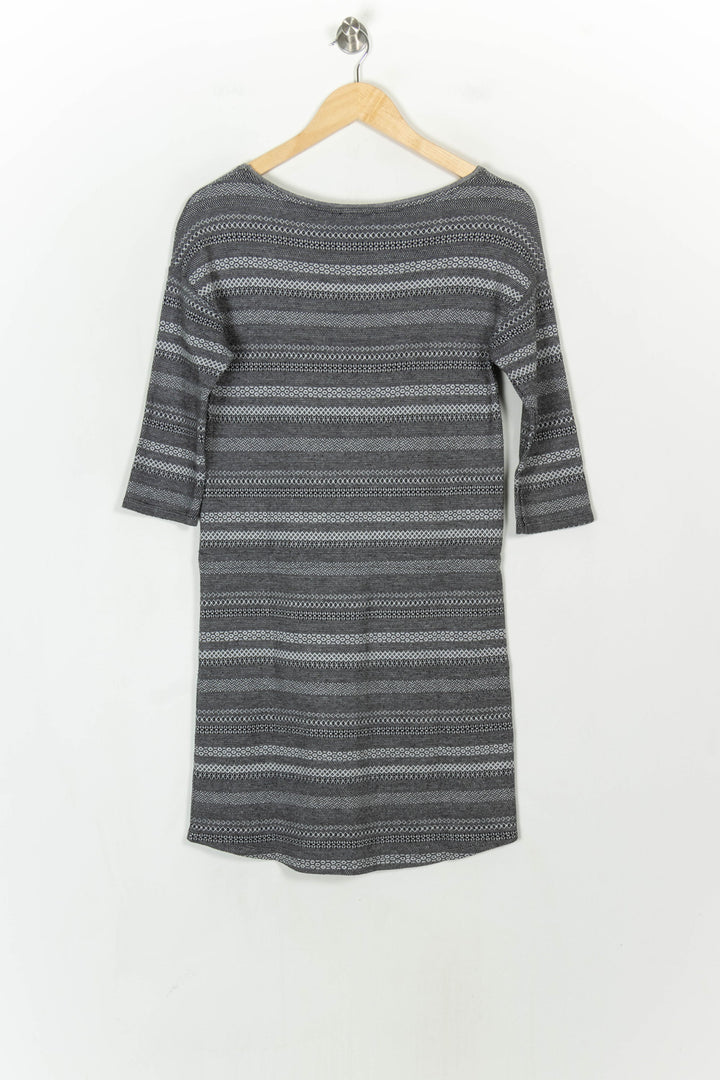 Robe Droite Grise - Taille S/36 de la marque Sézane | PARAD121015 - Vendu par Paradigme - Image 5