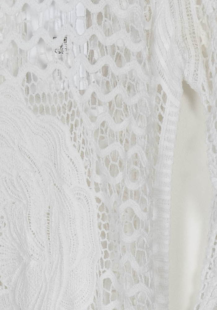 Pull Blanc - Taille S/36 de la marque IKKS | PARAD121016 - Vendu par Paradigme - Image 3