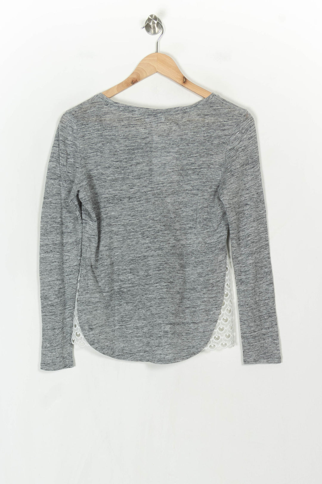 Pull Gris et Blanc - Taille S/36 de la marque Claudie Pierlot | PARAD121018 - Vendu par Paradigme - Image 5