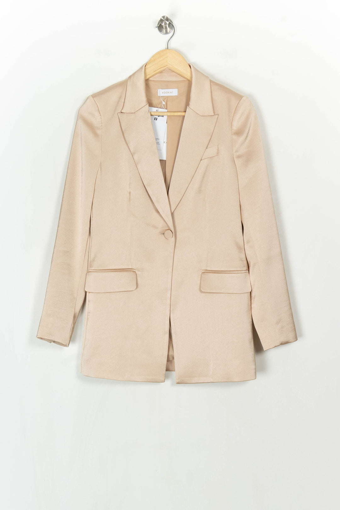 Blazer Beige - Taille XS/34 de la marque Kookai | PARAD121023 - Vendu par Paradigme - Image 2