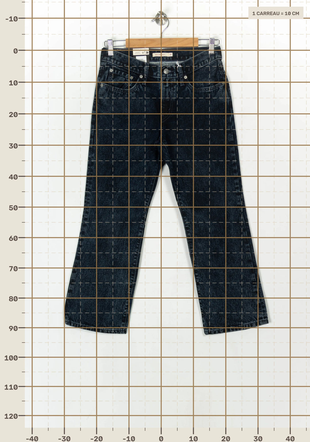 Jean Droit Bleu - Taille S/36 de la marque Levi&