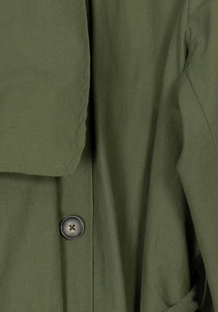 Trench Vert - Taille XL/42 de la marque Caroll | PARAD121030 - Vendu par Paradigme - Image 3