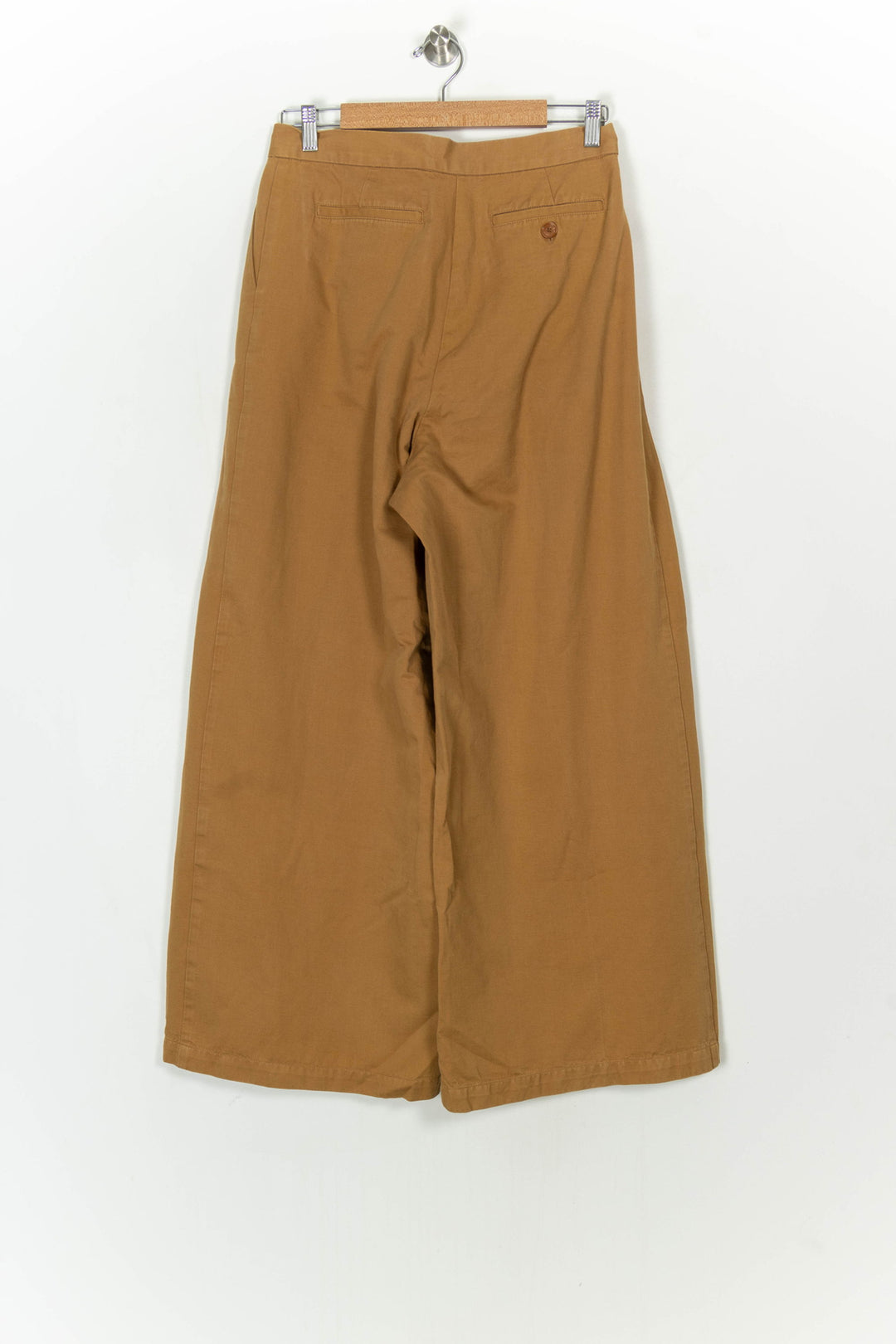 Pantalon Large Marron - Taille L/40 de la marque Sessùn | PARAD121032 - Vendu par Paradigme - Image 5