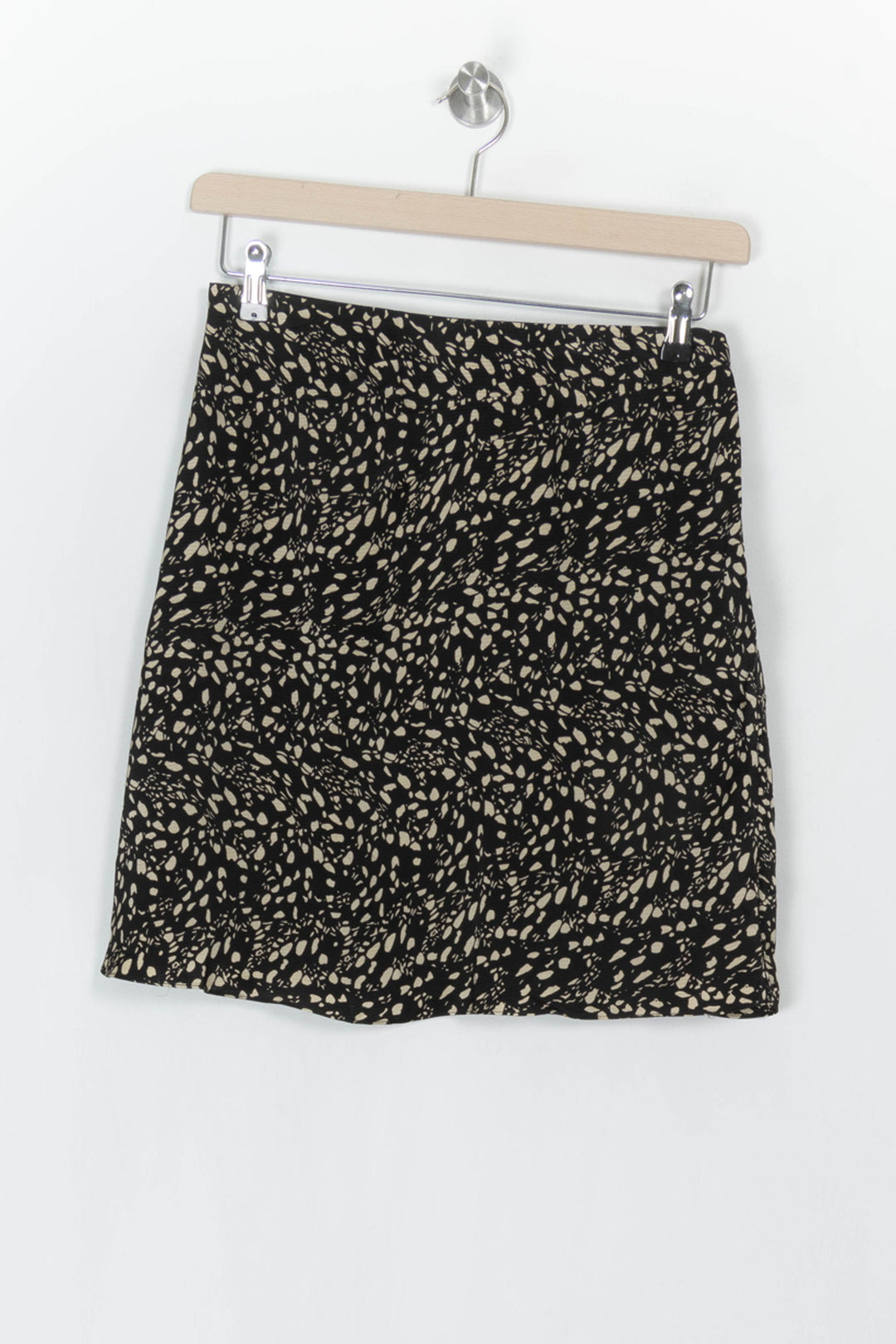 Jupe Courte Noire et Beige - Taille L/40 de la marque ba&amp;sh | PARAD121038 - Vendu par Paradigme - Image 2