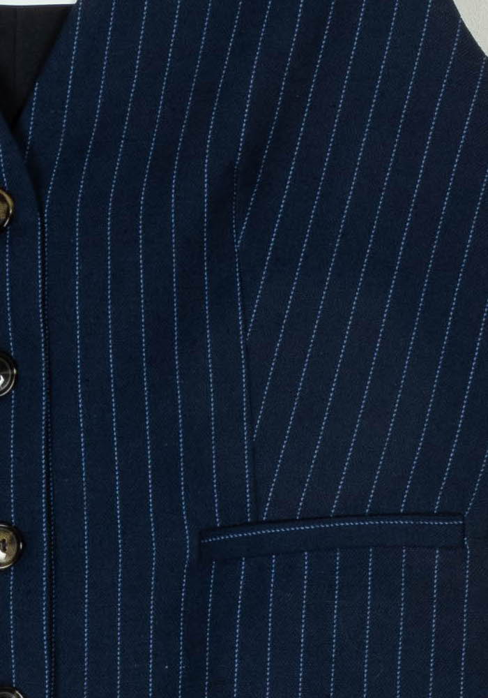 Gilet Bleu - Taille M/38 de la marque Maison 123 | PARAD121041 - Vendu par Paradigme - Image 3