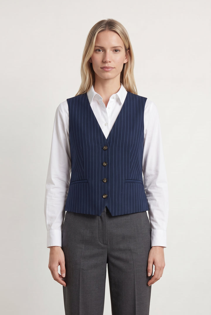 Gilet Bleu - Taille M/38 de la marque Maison 123 | PARAD121041 - Vendu par Paradigme - Image 1