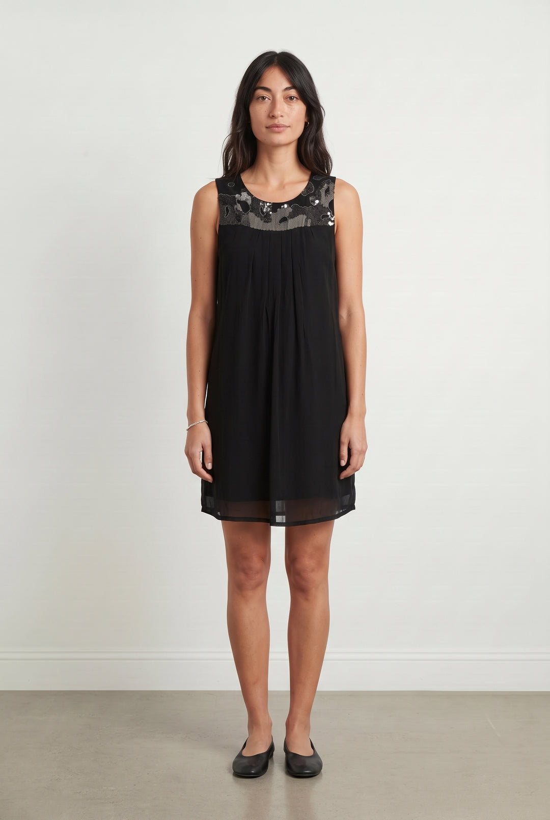 Robe Sans Manches Noire - Taille M/38 de la marque IKKS | PARAD121043 - Vendu par Paradigme - Image 1