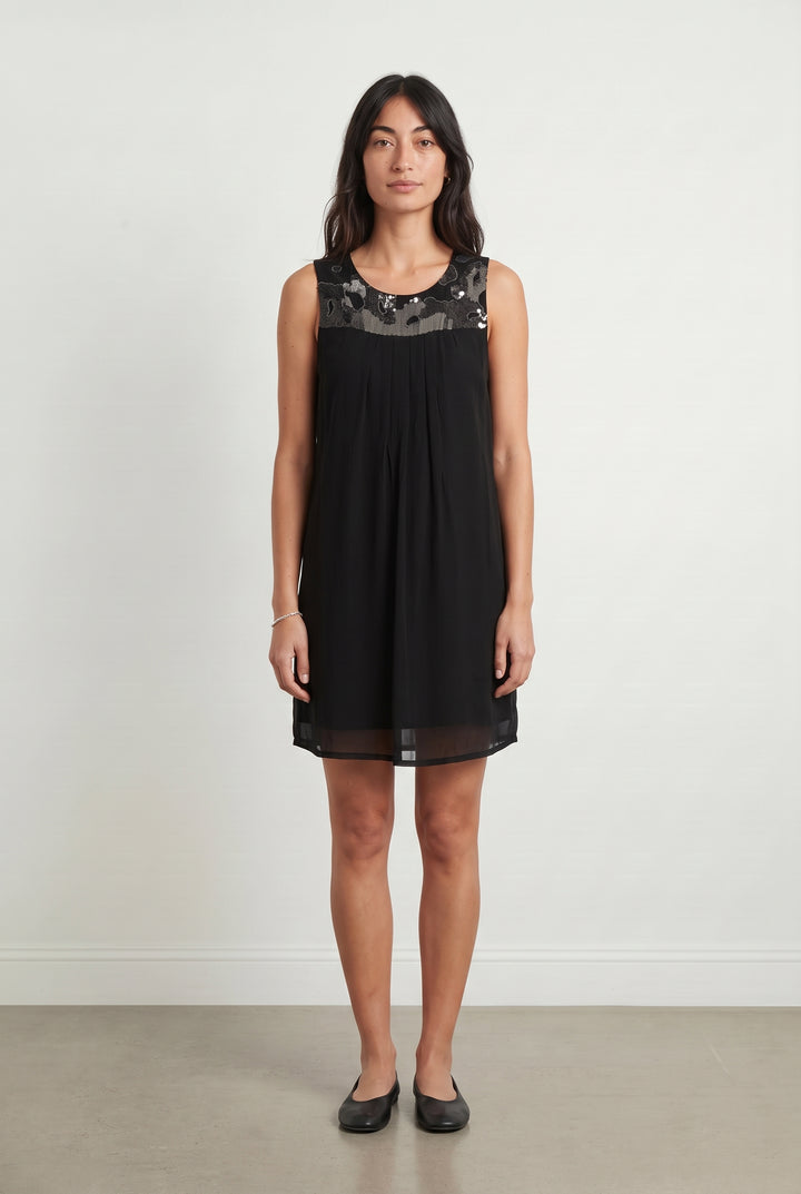 Robe Sans Manches Noire - Taille M/38 de la marque IKKS | PARAD121043 - Vendu par Paradigme - Image 1