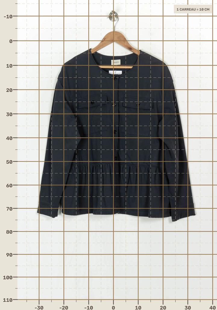 Veste Grise - Taille XXXL/46 de la marque Indies | PARAD121049 - Vendu par Paradigme - Image 4