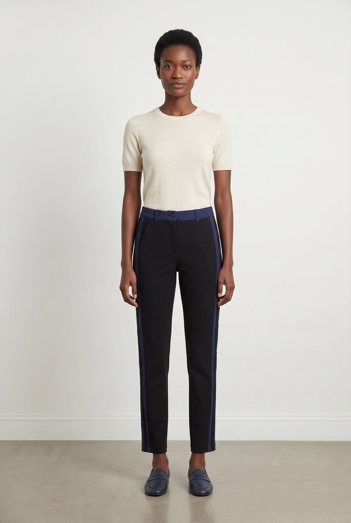 Pantalon Noir et Bleu - Taille S/36 de la marque Indies | PARAD121054 - Vendu par Paradigme - Image 1