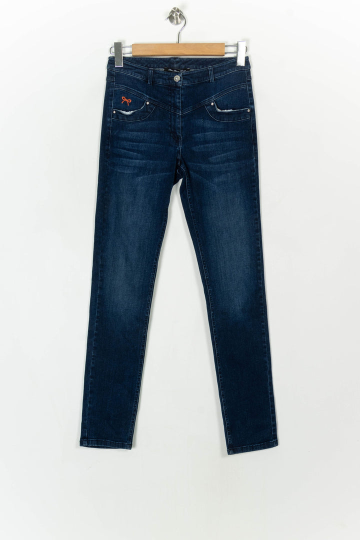 Jean Skinny Bleu - Taille S/36 de la marque Bleu Blanc Rouge | PARAD121055 - Vendu par Paradigme - Image 2