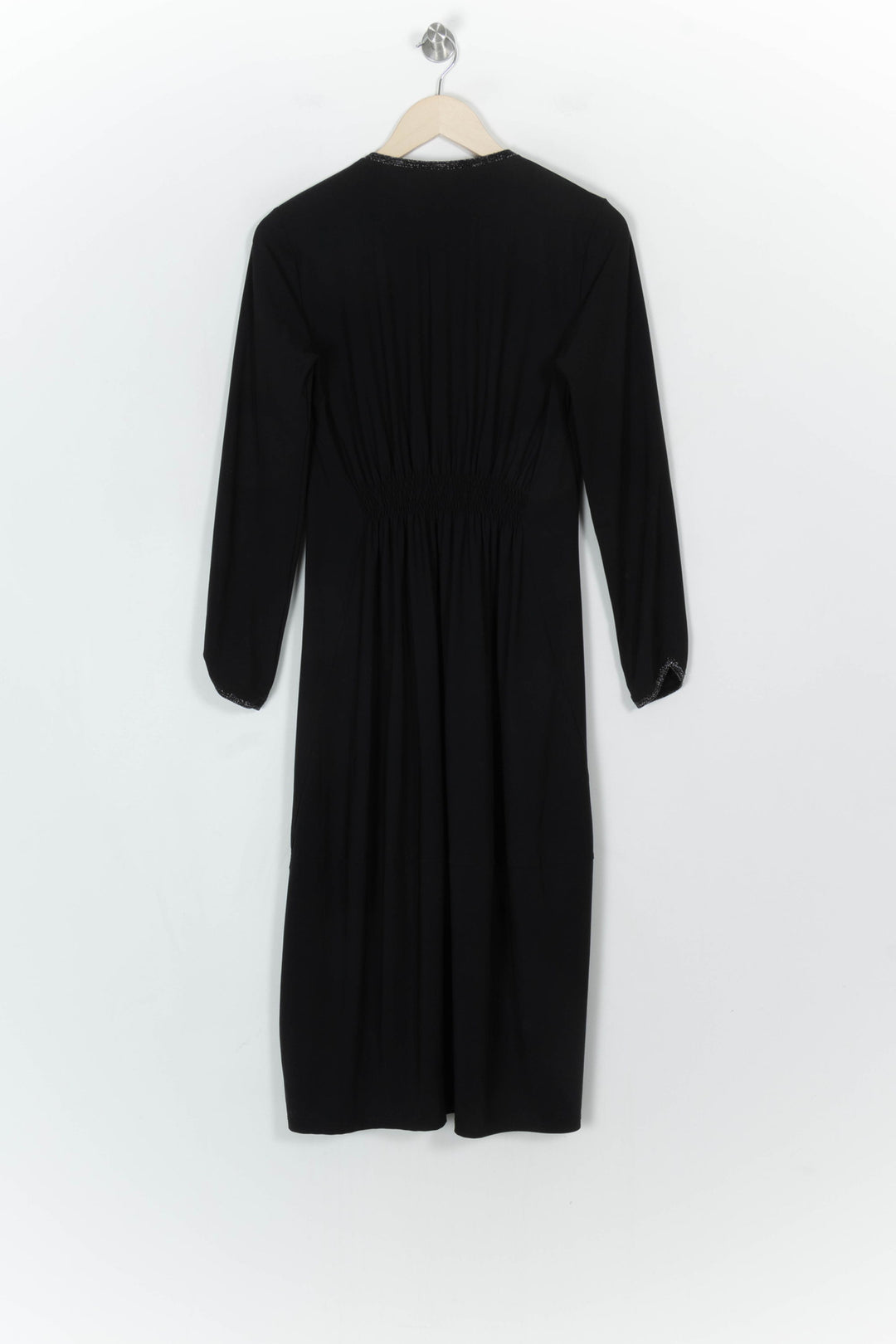 Robe Longue Noire - Taille M/38 de la marque Indies | PARAD121058 - Vendu par Paradigme - Image 5