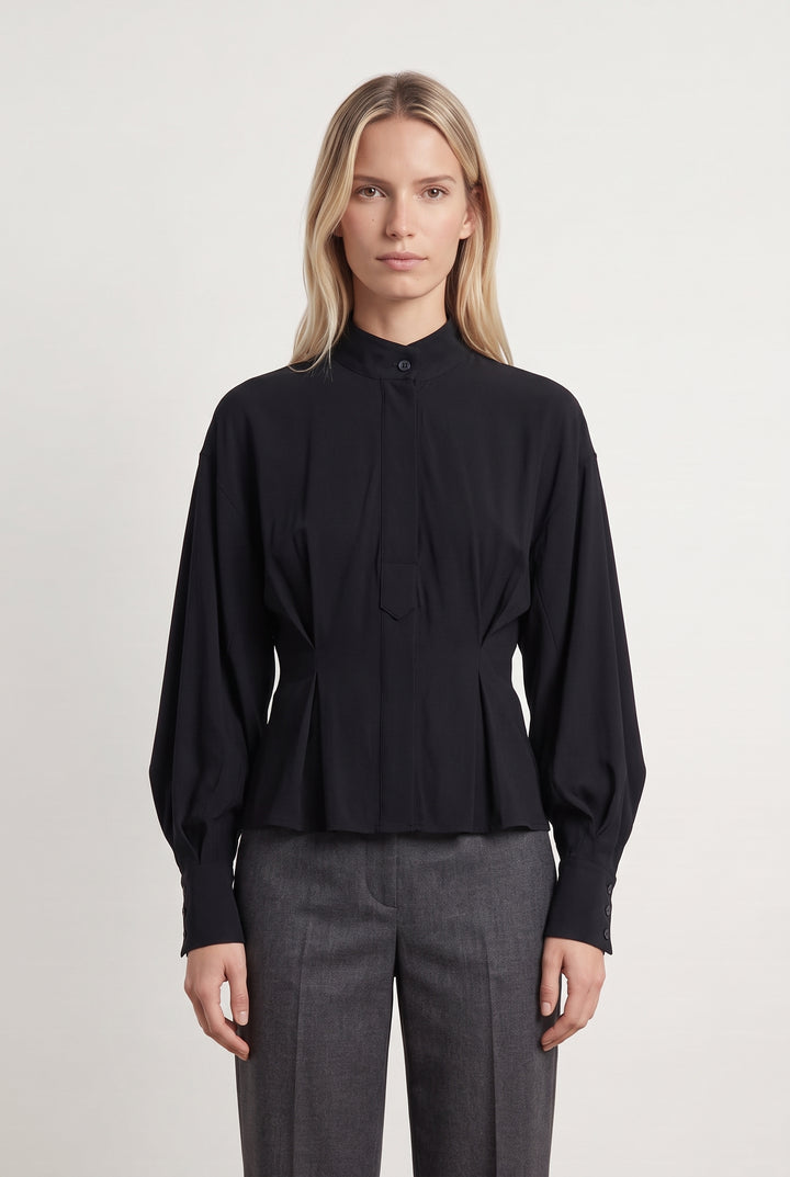 Blouse Bleue - Taille S/36 de la marque Indies | PARAD121062 - Vendu par Paradigme - Image 1