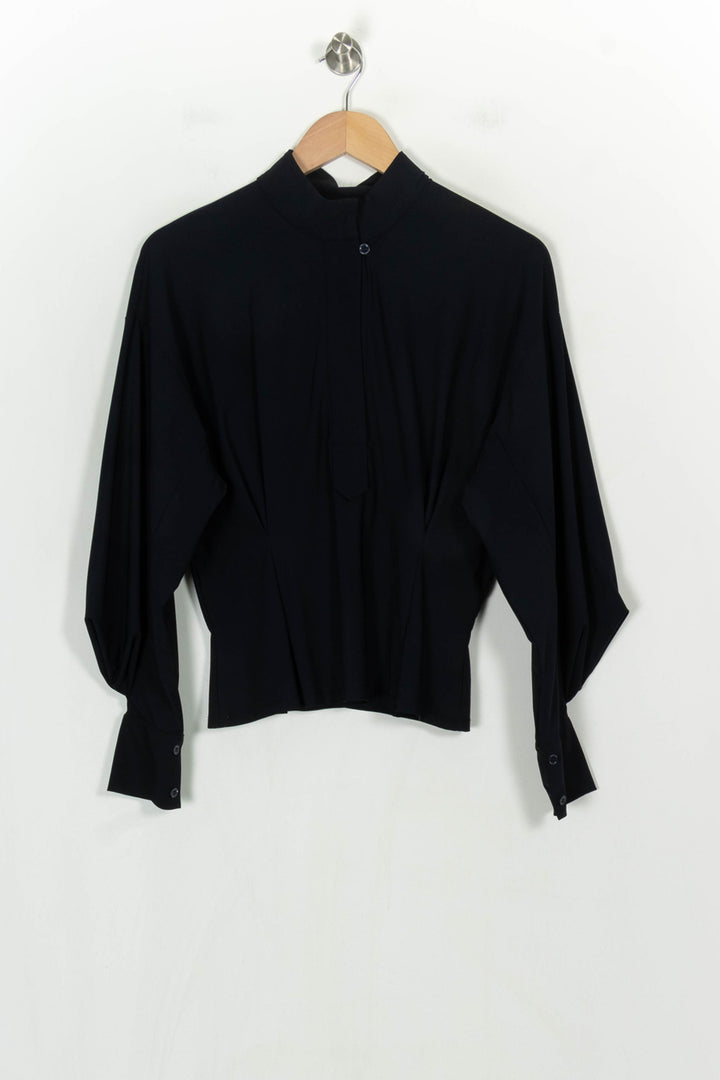 Blouse Bleue - Taille S/36 de la marque Indies | PARAD121062 - Vendu par Paradigme - Image 2