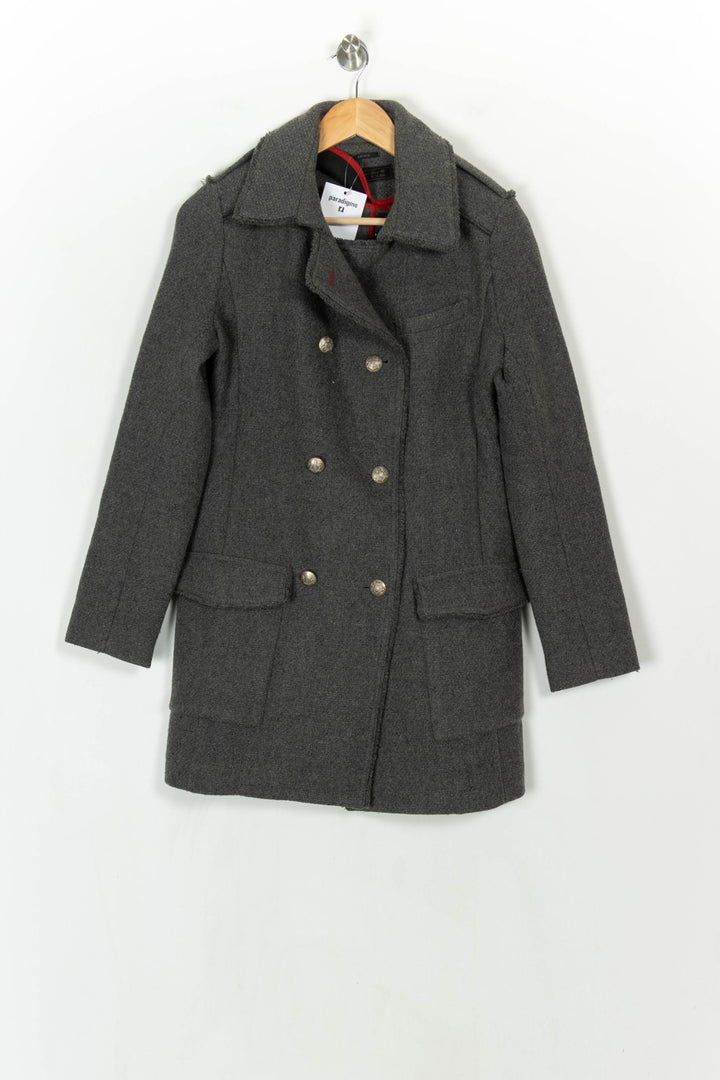 Caban Gris - Taille S/36 de la marque IKKS | PARAD121066 - Vendu par Paradigme - Image 2