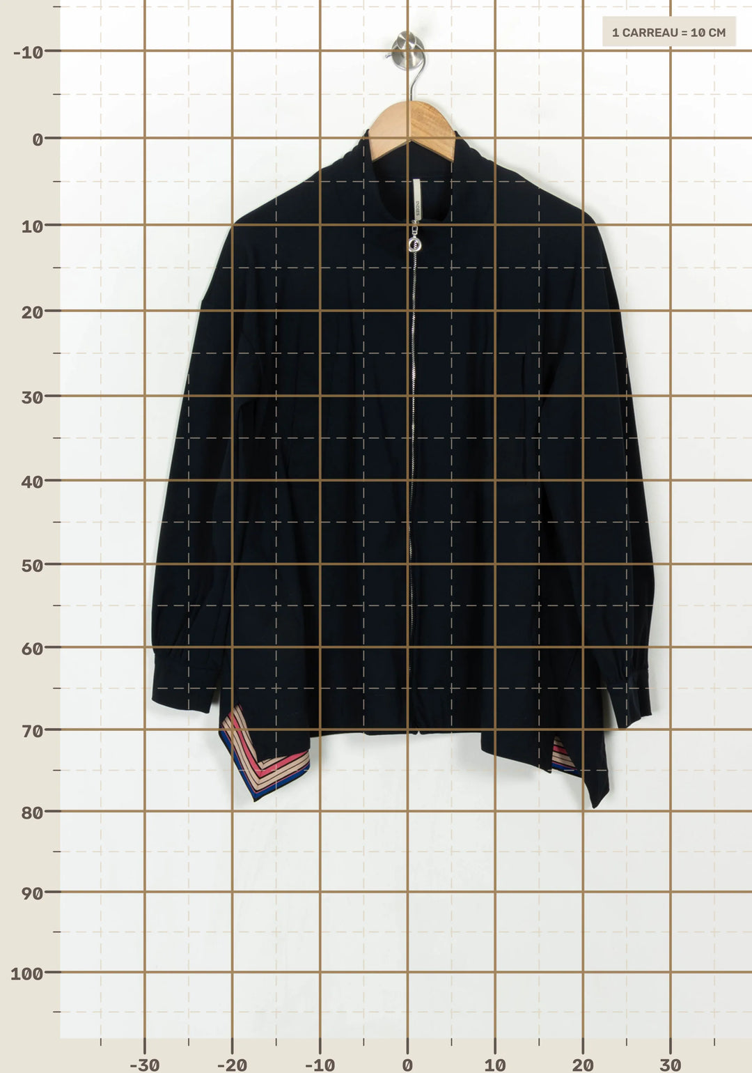 Veste Bleue - Taille S/36 de la marque Indies | PARAD121070 - Vendu par Paradigme - Image 4
