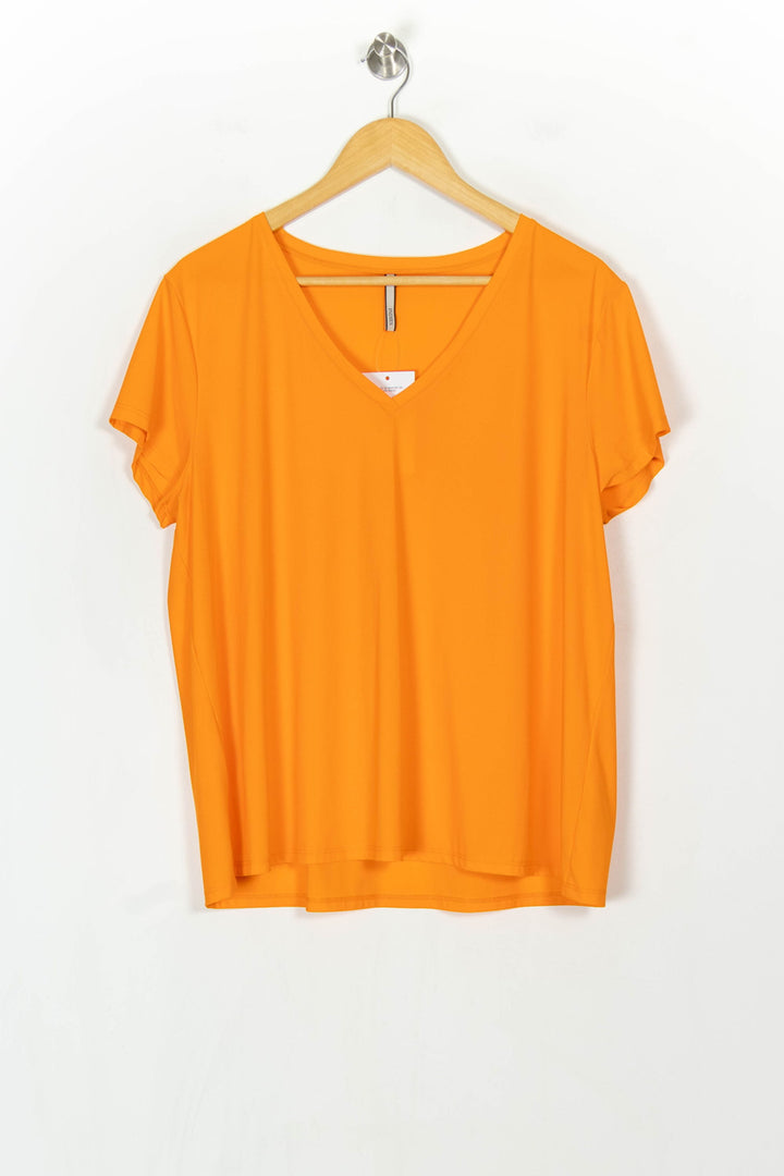 T-shirt Orange - Taille XXXL/46 de la marque Indies | PARAD121073 - Vendu par Paradigme - Image 2