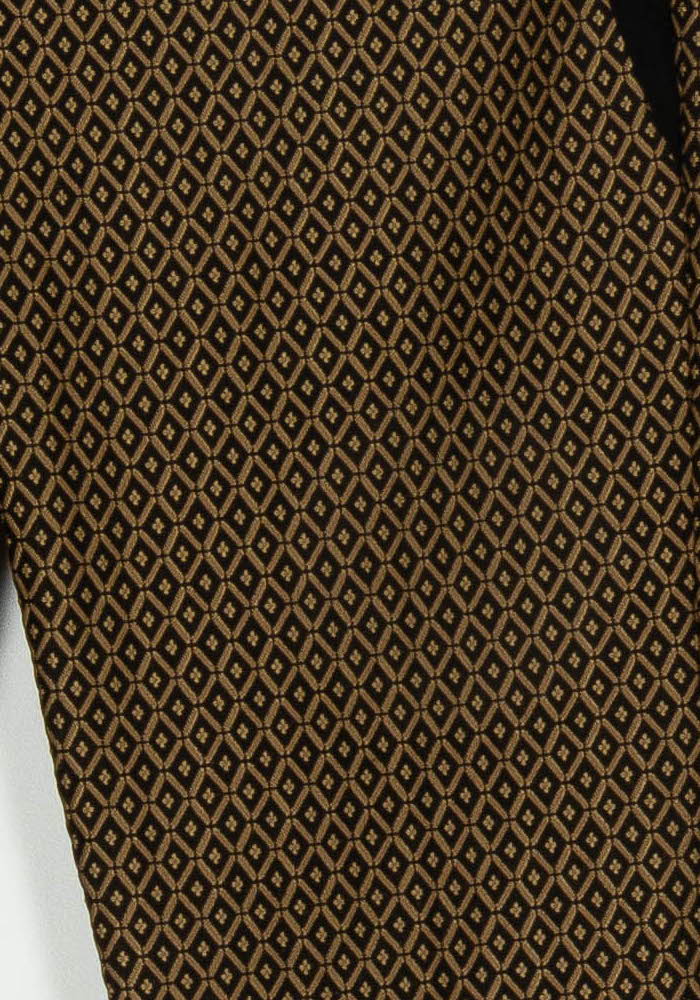 Pantalon Slim Marron et Noir - Taille S/36 de la marque Bleu Blanc Rouge | PARAD121079 - Vendu par Paradigme - Image 3