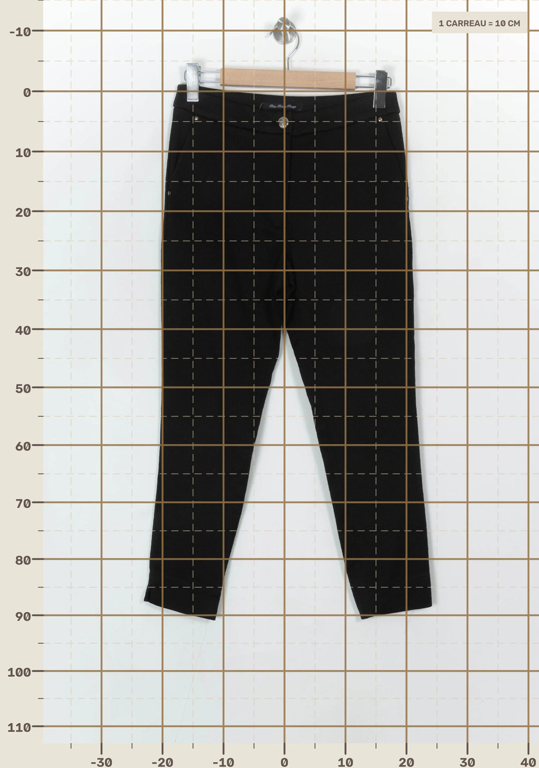 Pantalon Noir - Taille M/38 de la marque Bleu Blanc Rouge | PARAD121080 - Vendu par Paradigme - Image 4