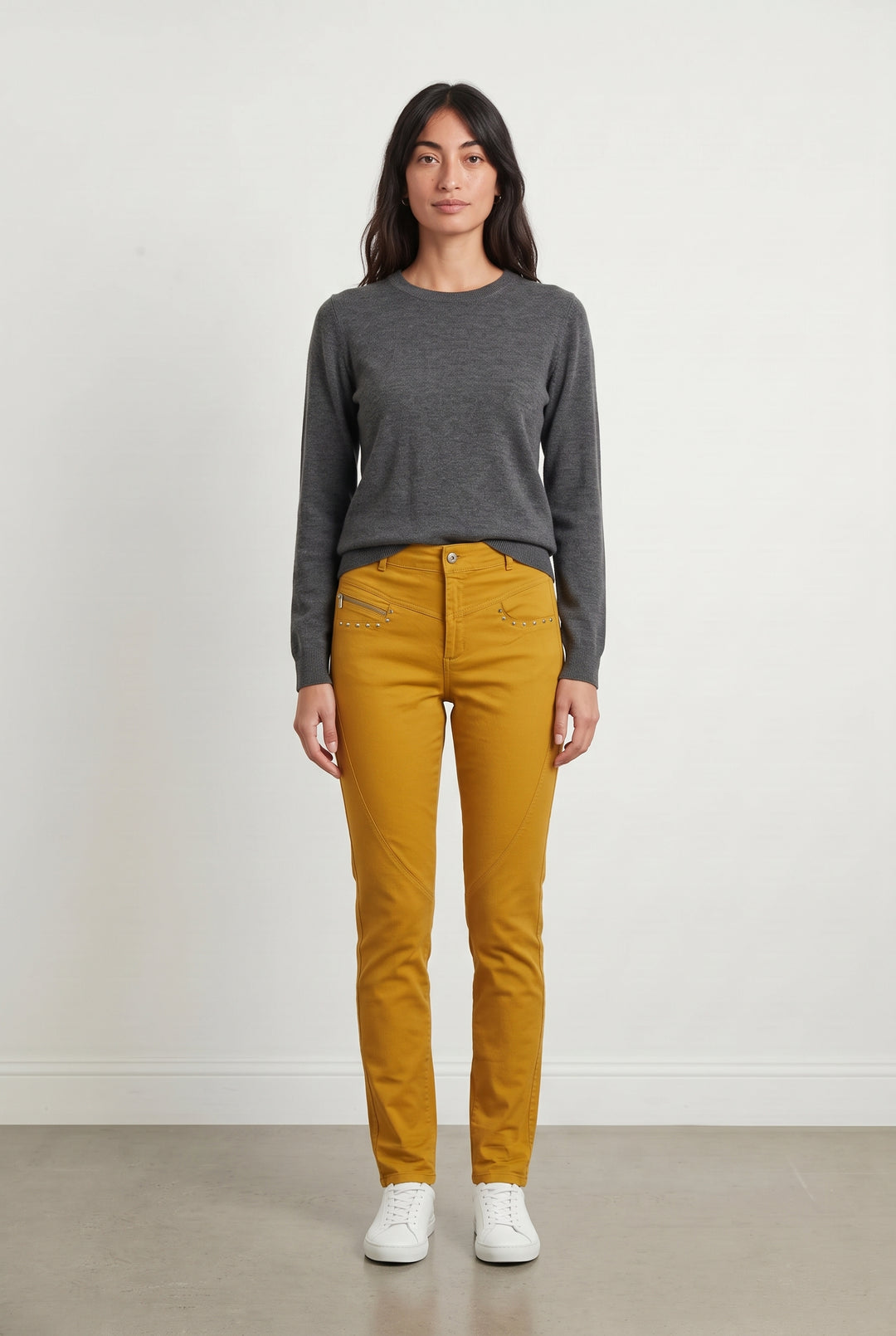 Jean Jaune - Taille S/36 de la marque Bleu Blanc Rouge | PARAD121082 - Vendu par Paradigme - Image 1
