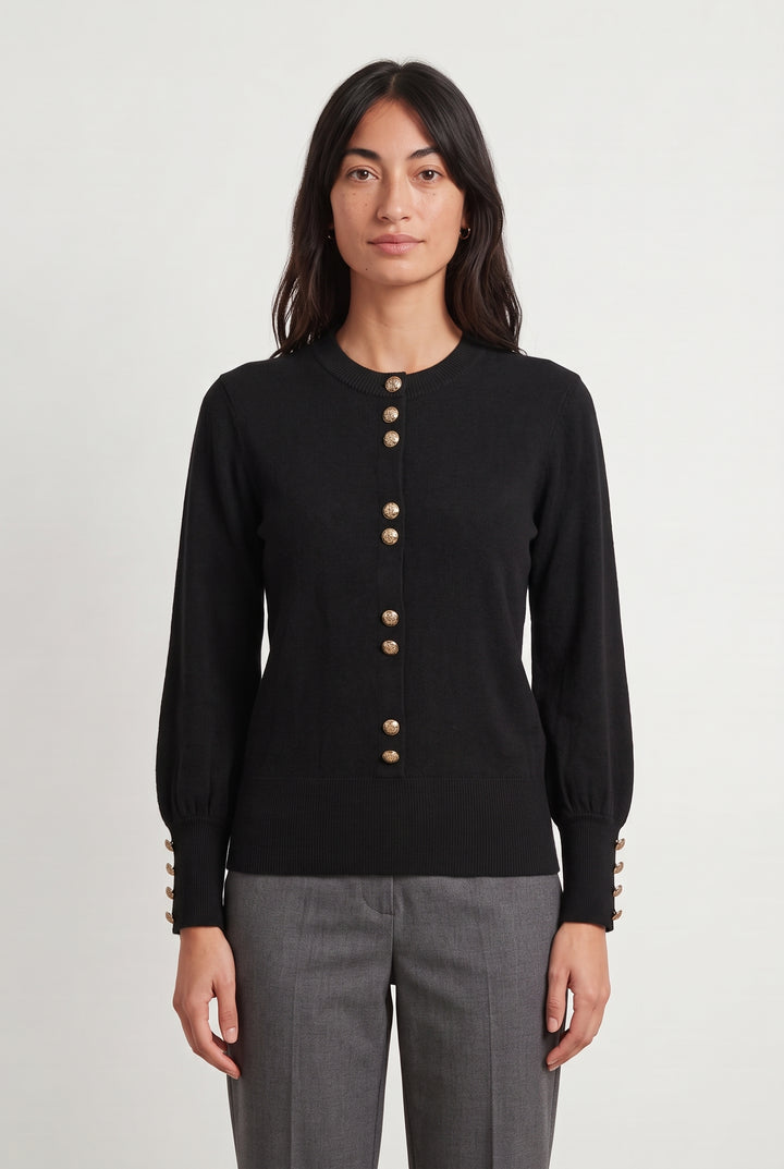 Cardigan Noir - Taille S/36 de la marque Bleu Blanc Rouge | PARAD121083 - Vendu par Paradigme - Image 1