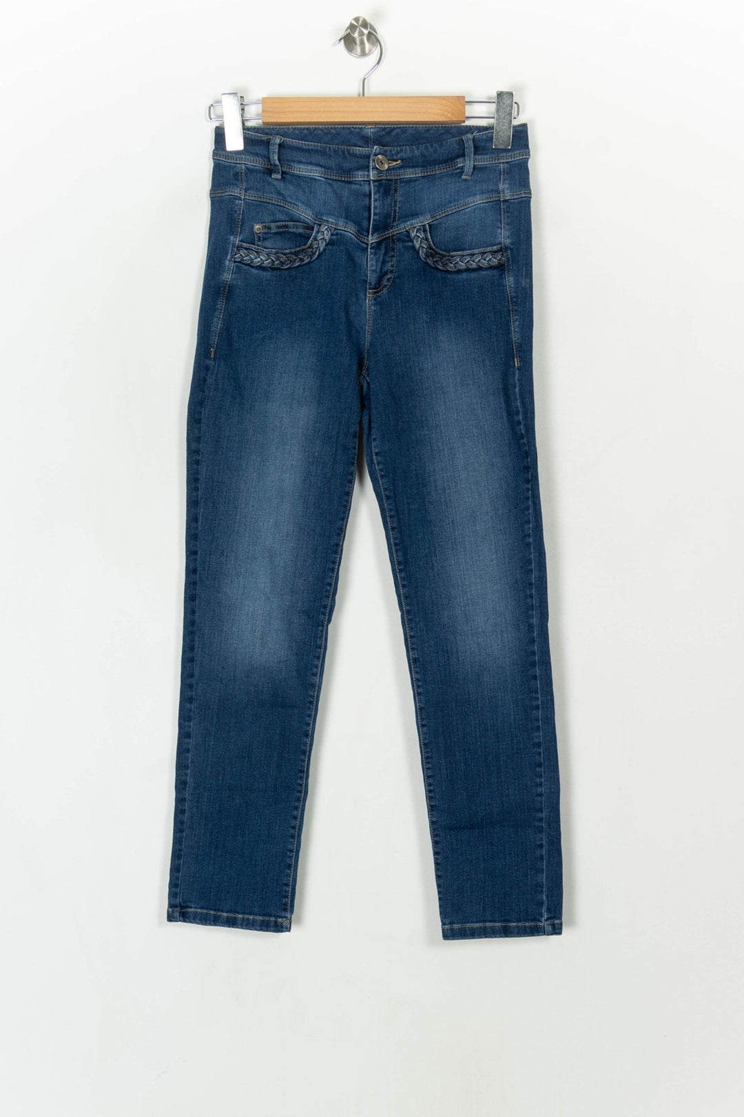 Jean Slim Bleu - Taille S/36 de la marque Bleu Blanc Rouge | PARAD121087 - Vendu par Paradigme - Image 2