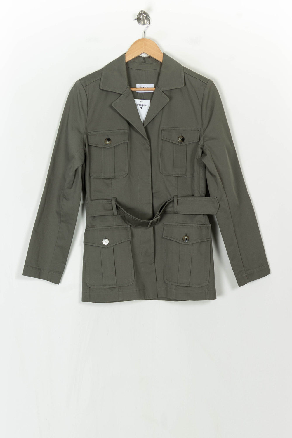 Veste Saharienne Verte - Taille XL/42 de la marque ZAPA | PARAD121088 - Vendu par Paradigme - Image 2
