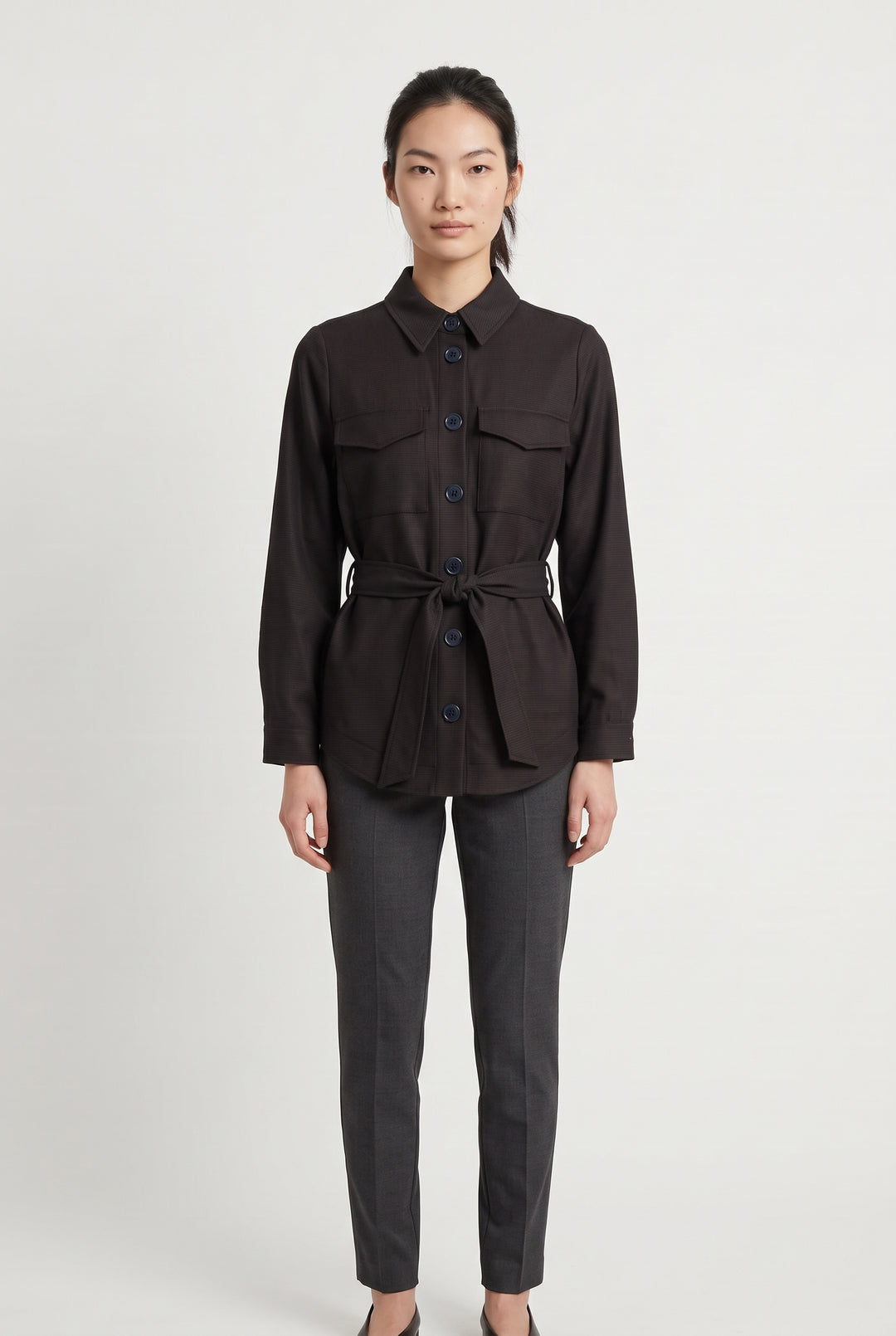 Veste Marron - Taille S/36 de la marque La Fée Maraboutée | PARAD121093 - Vendu par Paradigme - Image 1