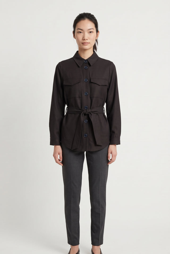 Veste Marron - Taille S/36 de la marque La Fée Maraboutée | PARAD121093 - Vendu par Paradigme - Image 1
