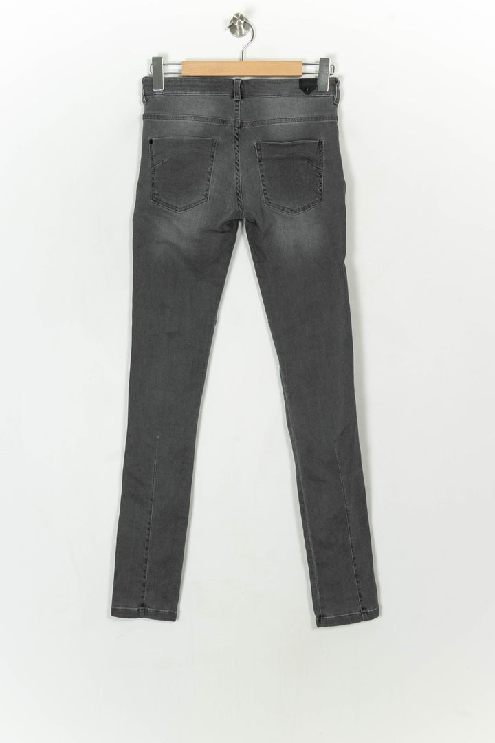 Jean Gris - Taille S/36 de la marque IKKS | PARAD121097 - Vendu par Paradigme - Image 5