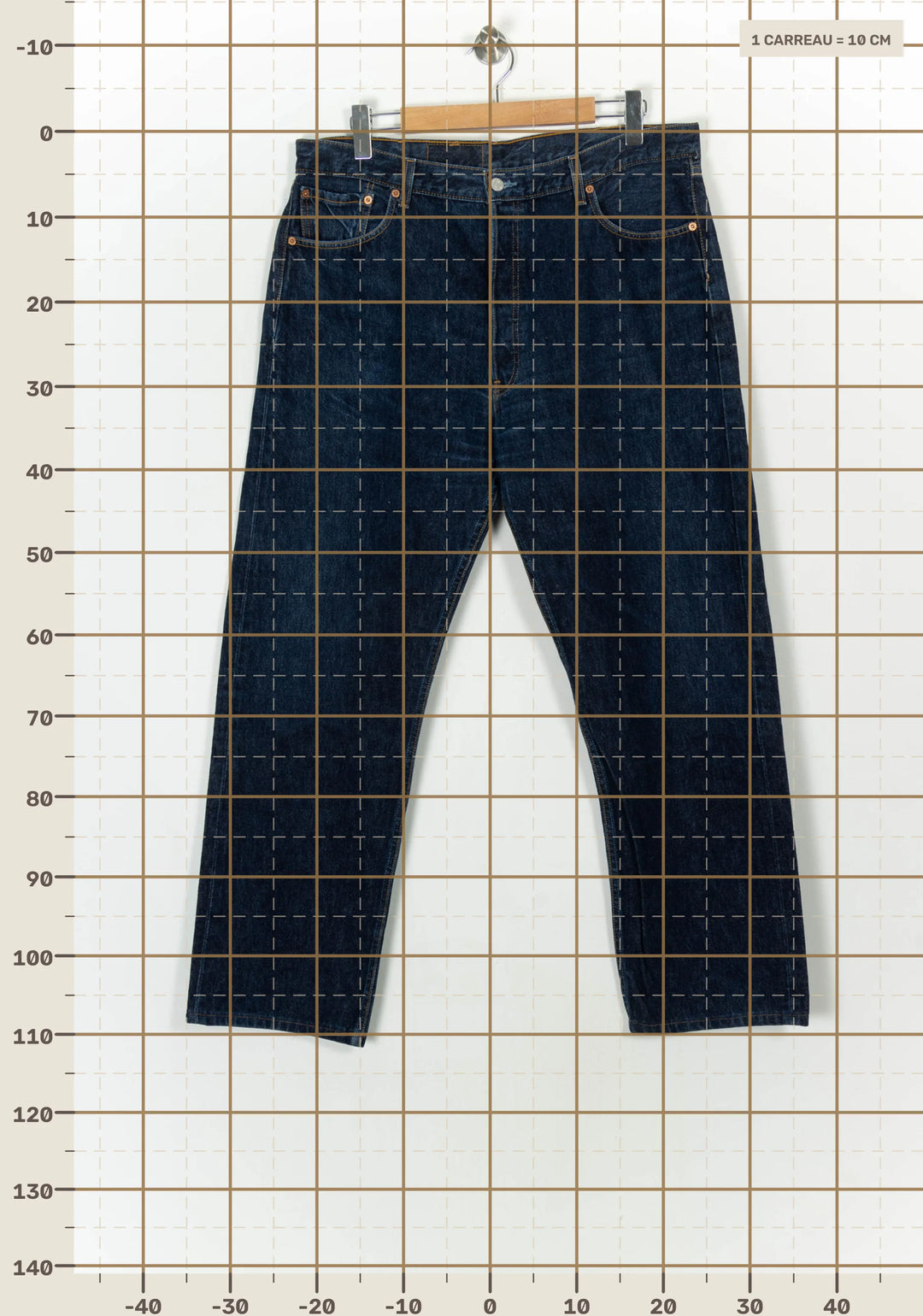 Jean Droit Bleu - Taille XXXL/46 de la marque Levi&