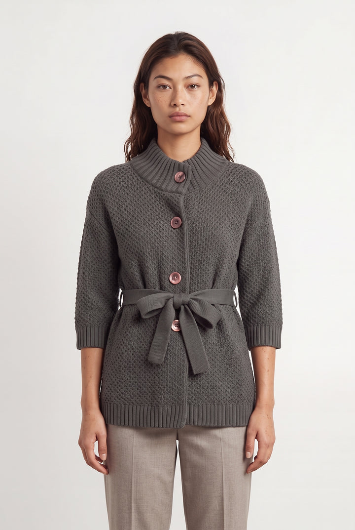 Cardigan Gris - Taille M/38 de la marque Derhy | PARAD121111 - Vendu par Paradigme - Image 1