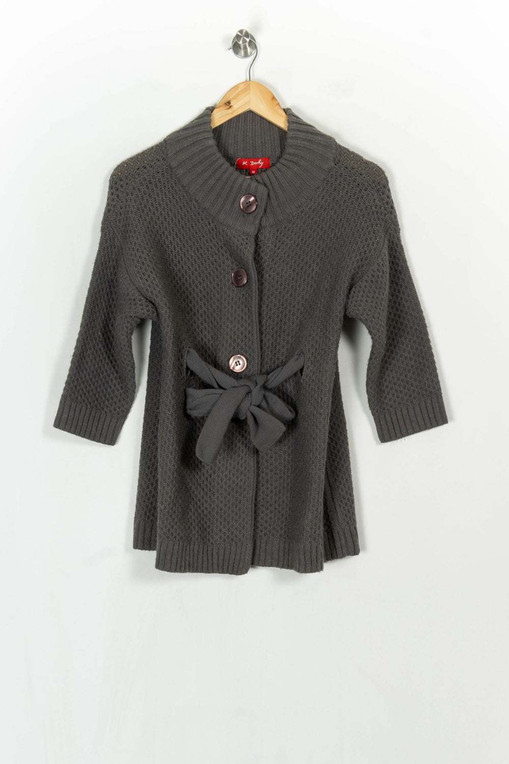 Cardigan Gris - Taille M/38 de la marque Derhy | PARAD121111 - Vendu par Paradigme - Image 2