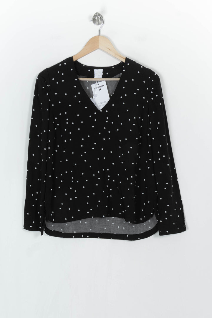 Blouse Noire et Blanche - Taille XS/34 de la marque Karl Marc John | PARAD121114 - Vendu par Paradigme - Image 2