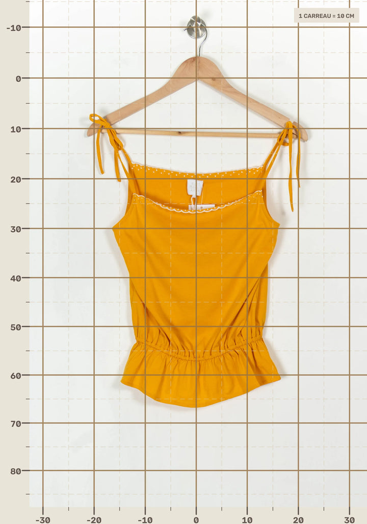 Débardeur Orange - Taille XS/34 de la marque Karl Marc John | PARAD121116 - Vendu par Paradigme - Image 4