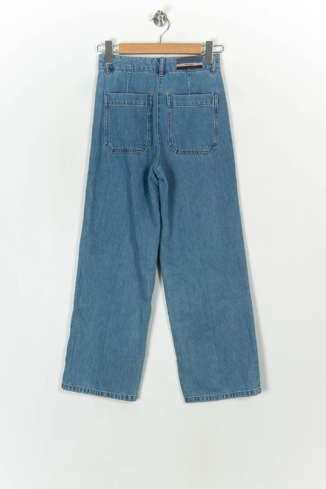 Jean Large Bleu - Taille S/36 de la marque Vanessa Bruno | PARAD121122 - Vendu par Paradigme - Image 5