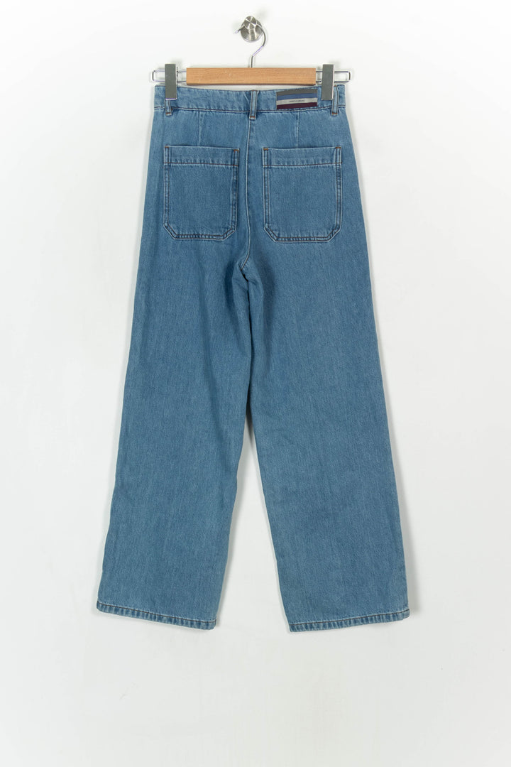 Jean Large Bleu - Taille S/36 de la marque Vanessa Bruno | PARAD121122 - Vendu par Paradigme - Image 5