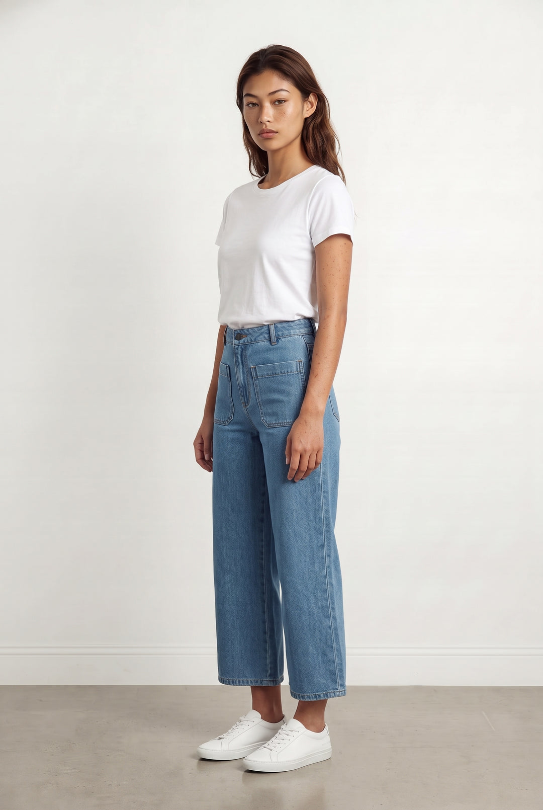 Jean Large Bleu - Taille S/36 de la marque Vanessa Bruno | PARAD121122 - Vendu par Paradigme - Image 1